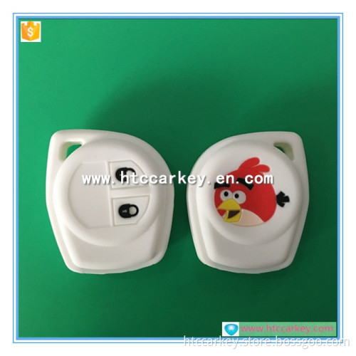 new style silicone car key cover for suzuki 2 buttton remote key